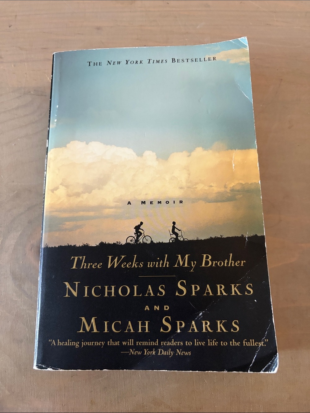 *SIGNED* Three Weeks With My Brother by Nicholas & Micah Sparks